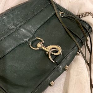 Rebecca Minkoff - MAC Croasbody Bag - Green Silver Hardware